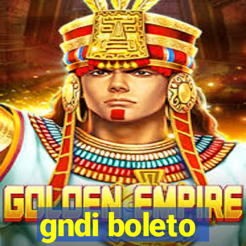 gndi boleto